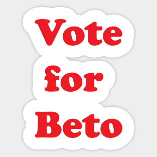 Vote for Beto Sticker